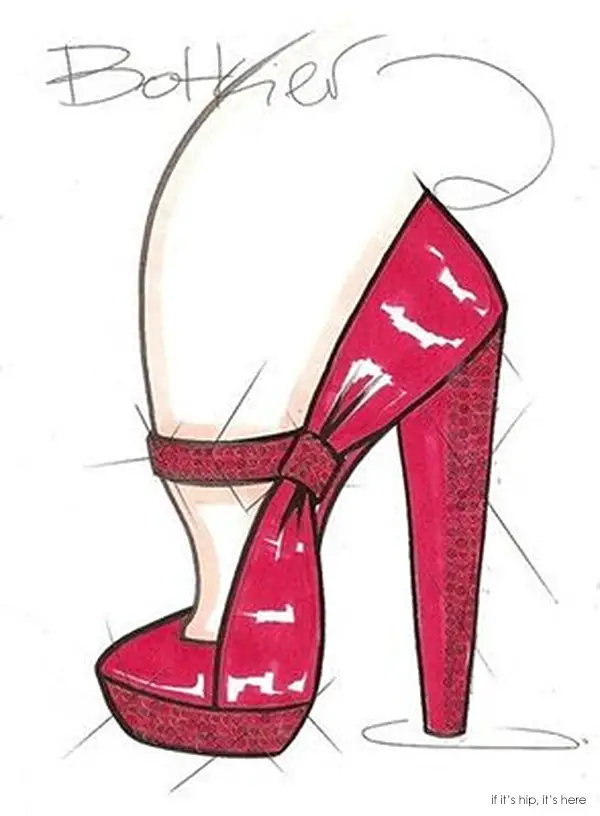 Botkier Ruby Slipper sketch