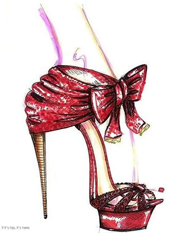 Gwen Stefani. Ruby Slippers sketch IIHIH