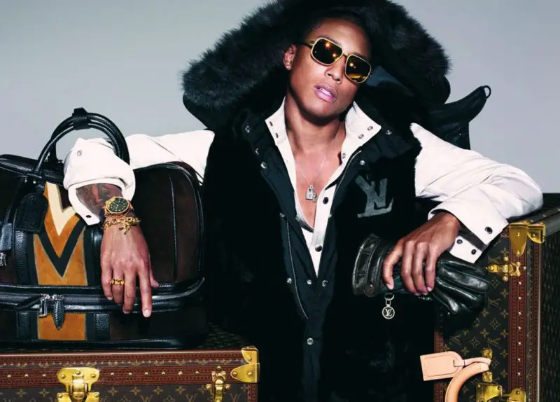Pharrell Williams as the face for Louis Vuitton