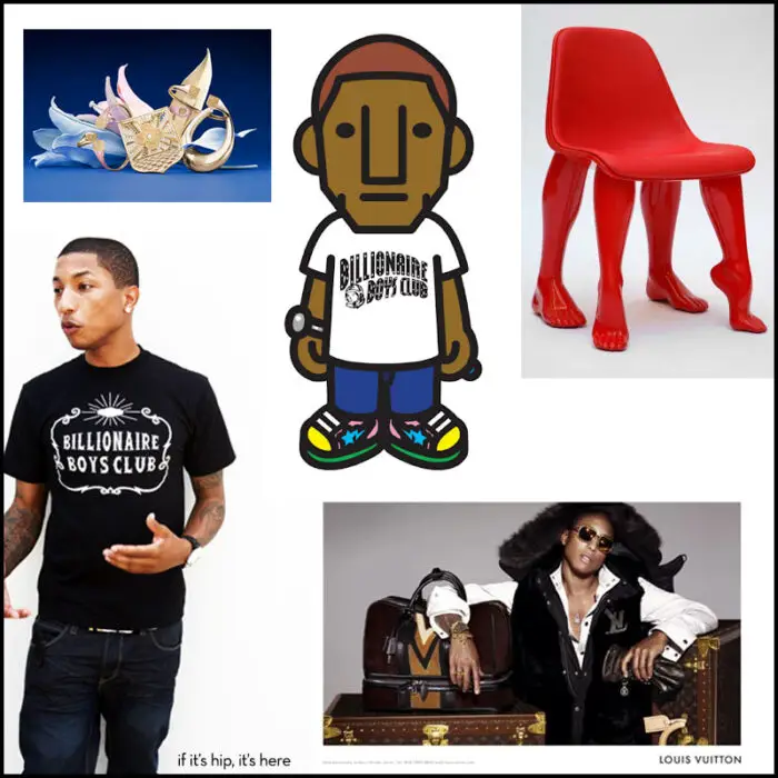 Read more about the article First Music, then Clothes, Jewelry and Sunglasses. And Now, Pharrell Williams Is Removing Tatts and Designing Furniture.