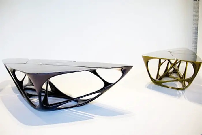 above: Mesa tables by Zaha Hadid