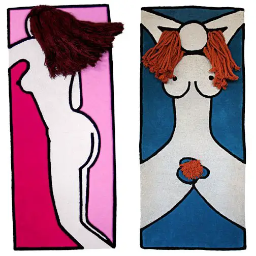 Read more about the article Funky Find Of The Week: Boym’s Sex Rugs; Aphrodite & Diana