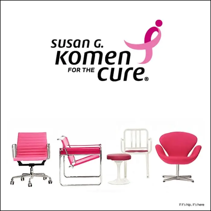 Read more about the article Pink Modern Classics From DWR For Auction In Support Of Breast Cancer