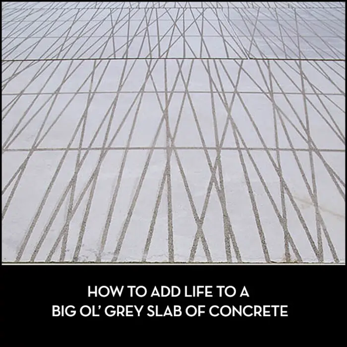 Read more about the article Graphic Concrete: Adding Life To A Big Ol’ Grey Slab