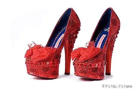 Dorothy's Ruby Slippers Reimagined betsy+johnson