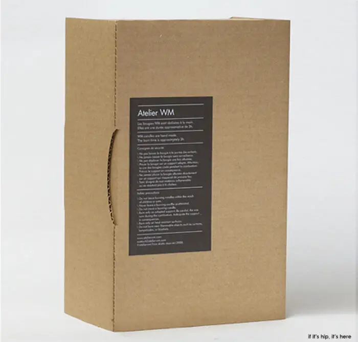 atelier WM boxed candle IIHIH