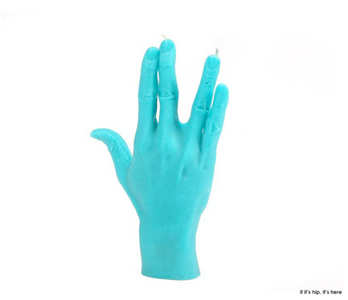 hand gesture candle colette blue vulcan IIHIH