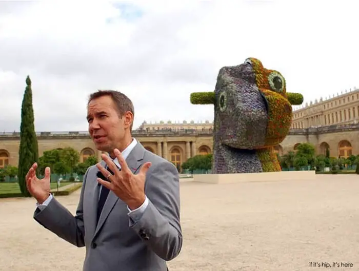 jeff koons at Versailles