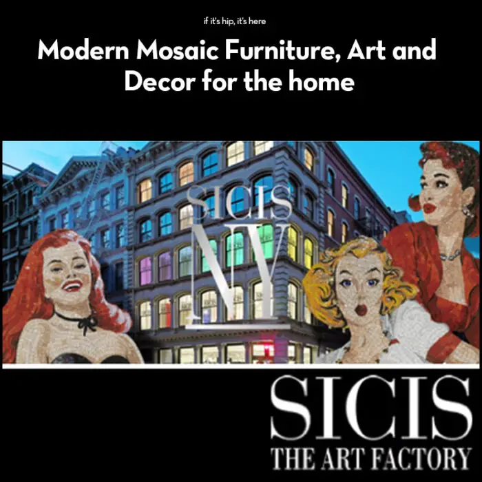 Read more about the article Modern Mosaic Art For Interiors, Tubs, Lamps & Rugs: SICIS – The Art Factory