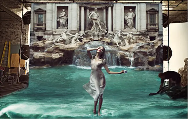 trevi fountain lavazza calendar