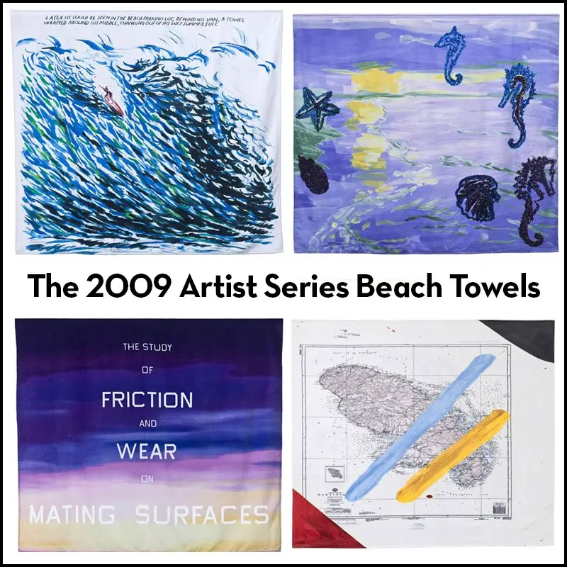 2009 artist beach towels