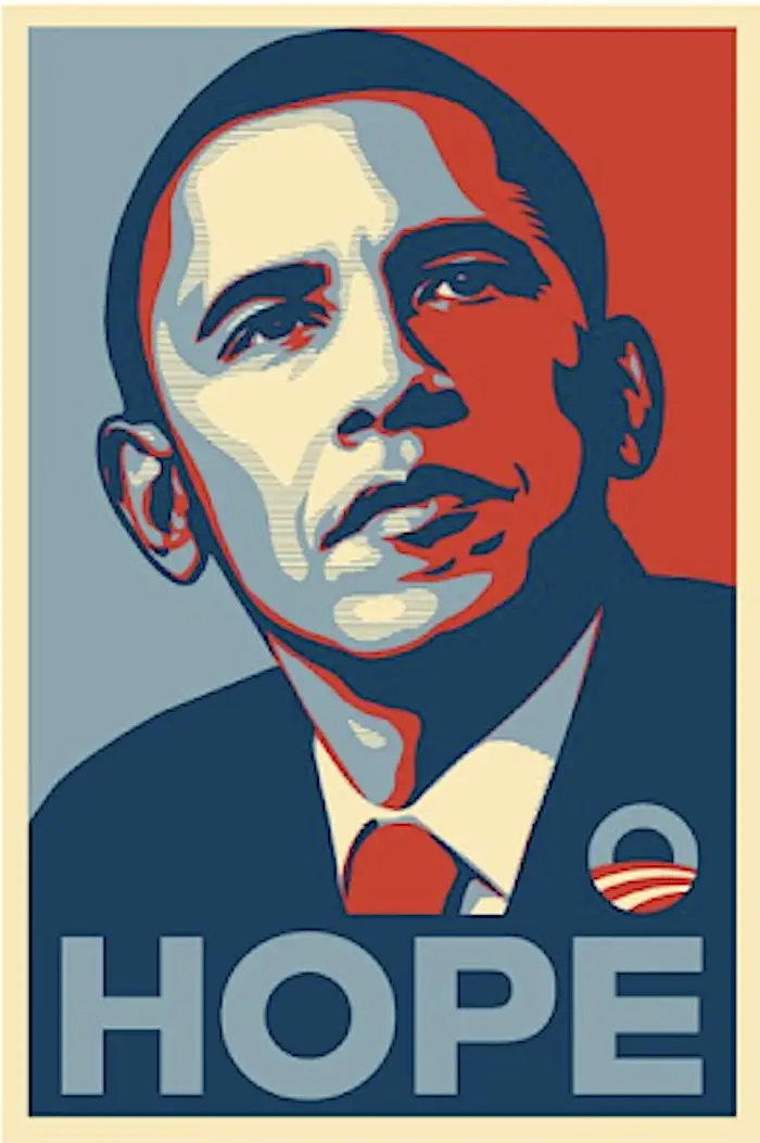 designer posters for obama hero