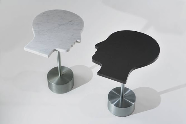 head silhouette tables