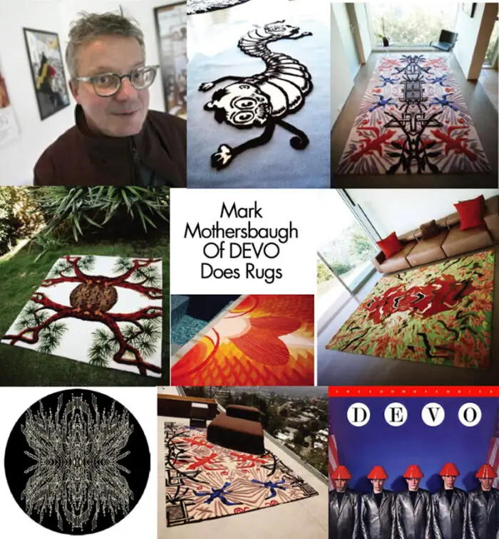 Read more about the article Are We Not Men? We Are Rug Designers. DEVO’s Mark Mothersbaugh Does Rugs.