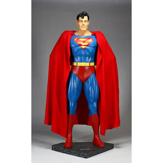 A larger-than-life figure of Superman. Guide price $1,000-$1,500