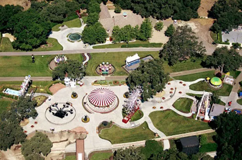 michael jackson's neverland ranch aerial shot