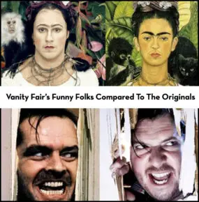 Vanity Fair Photographers’ Funny Folks Compared To The Originals