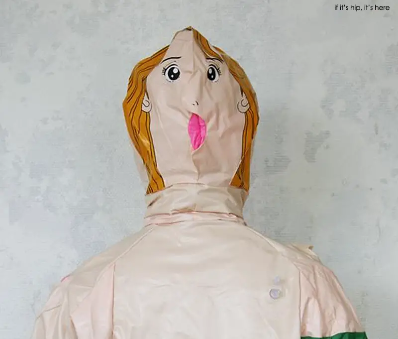 jackets made from blow up dolls