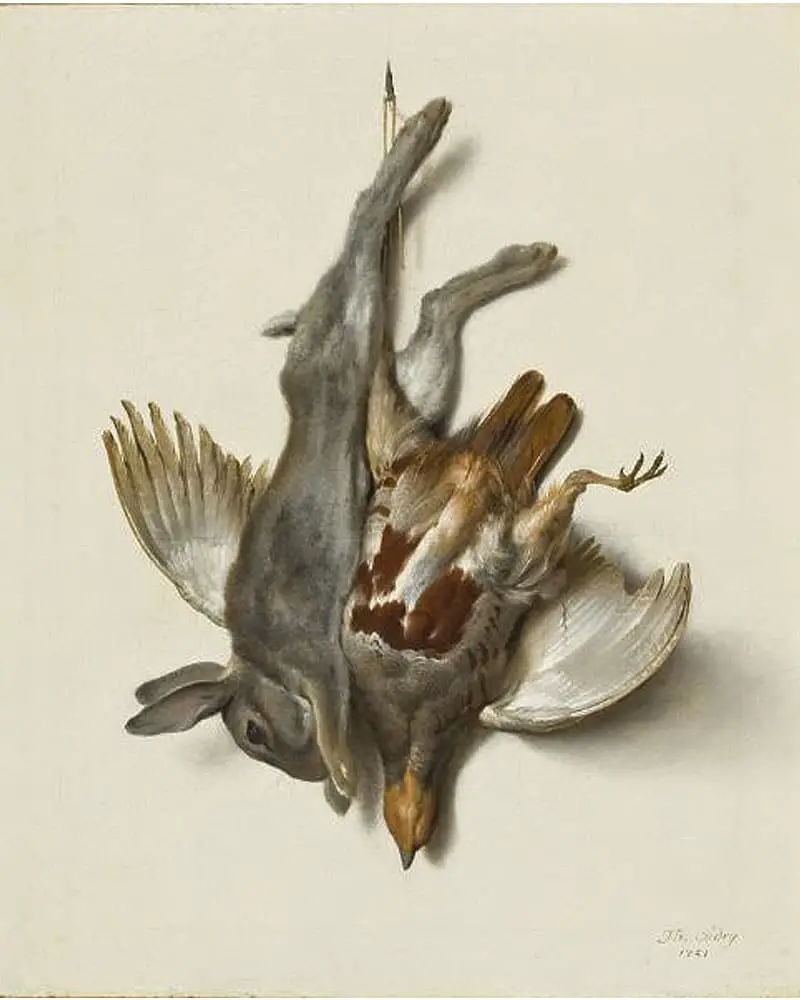 rabbits in art Jean-Baptiste Oudry 