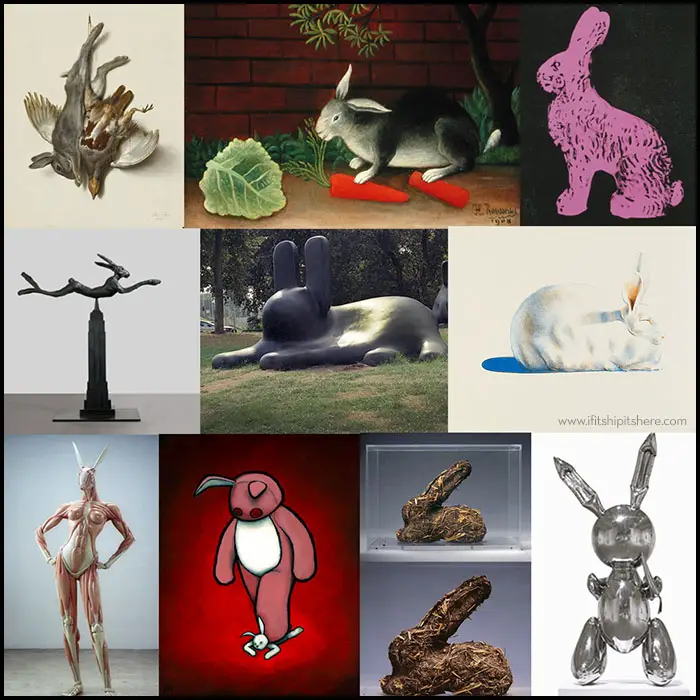Bunnies in Art