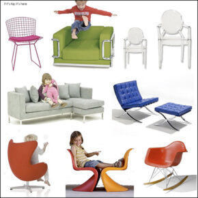 Mature Style For Your Mini Me: Modern Furniture Design Classics for Kids