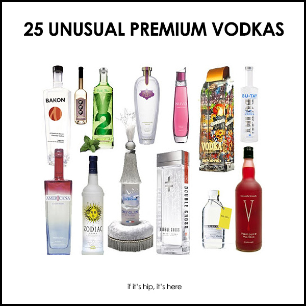 unusual premium vodkas