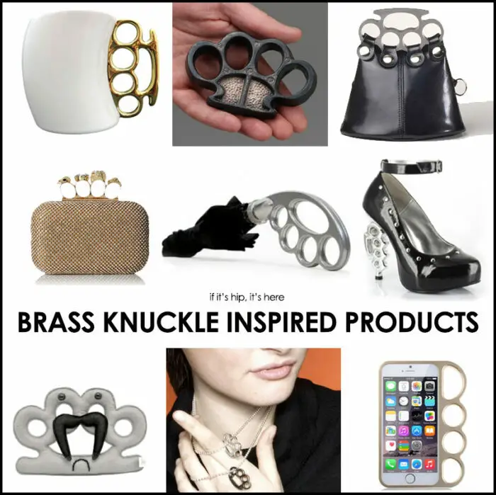 Brass knuckle inspired products