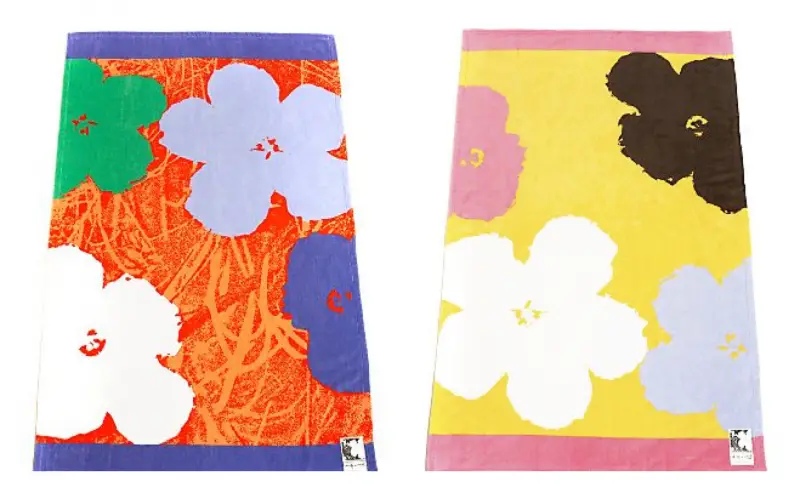 DVF Warhol inspired beach towels
