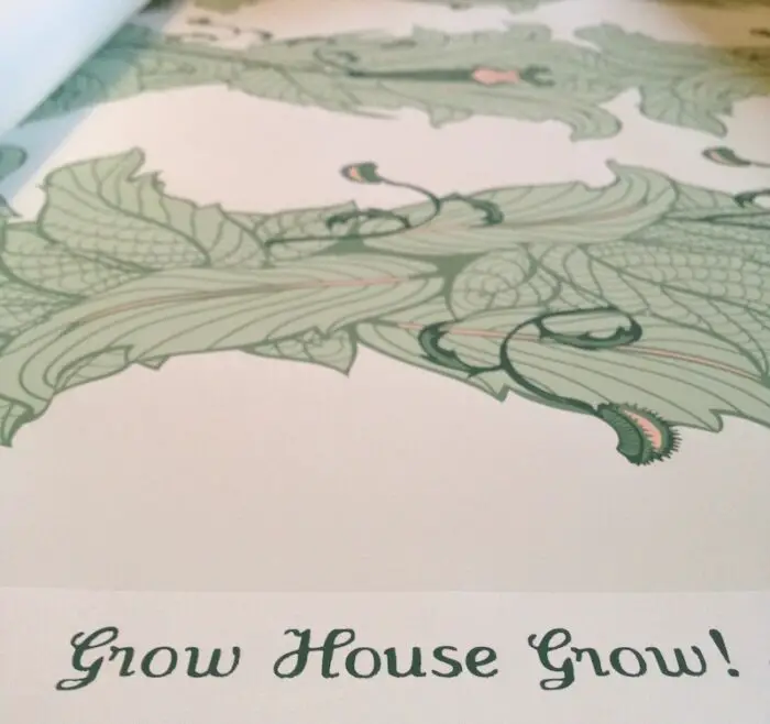 Read more about the article Grow House Grow! Narrative Hand Silk Screened Wallpapers