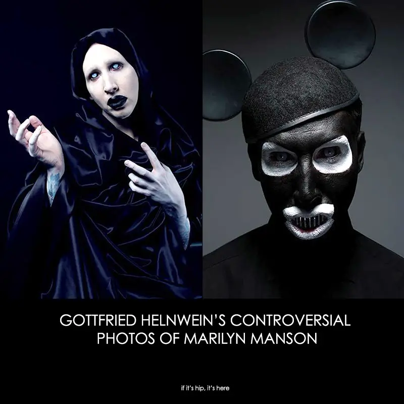 Gottfried helnwein photos of Marilyn manson