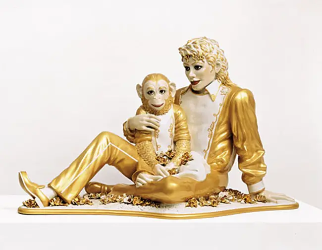 Jeff Koons (American, b. 1955). Michael Jackson and Bubbles, 1988.