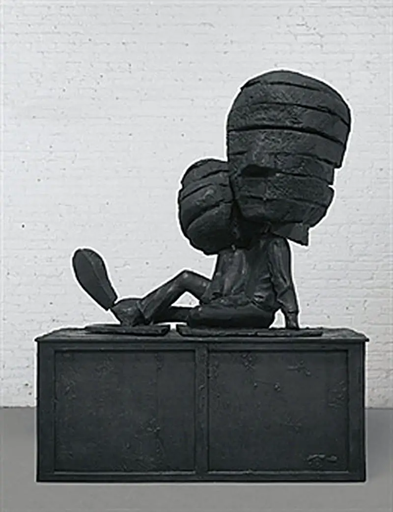 Paul McCarthy's "Michael Jackson Fucked Up (Big Head)" (2002) 