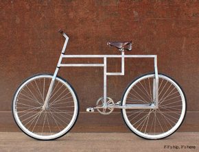 The Bau-Bike, A Stunning Two-Wheeled Homage to Bauhaus Design