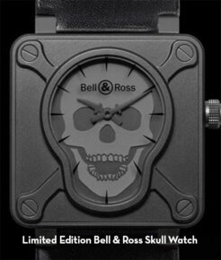 Limited Edition Bell & Ross Skull Watch: Instrument BR 01 Airborne Talisman Watch