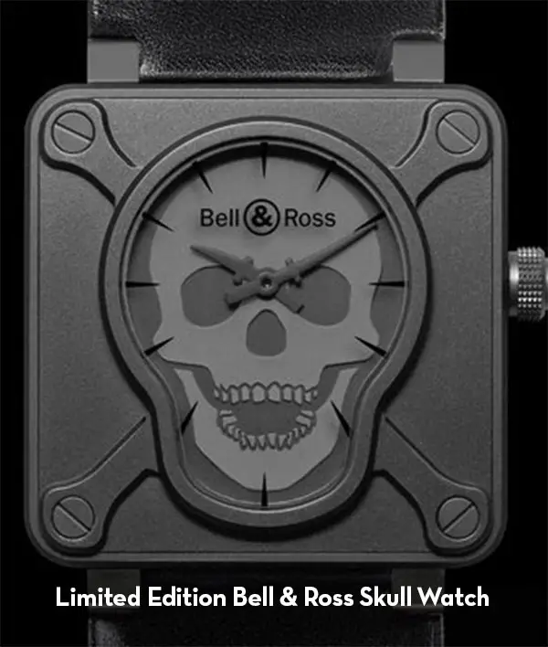 bell & ross limited edition skull watch