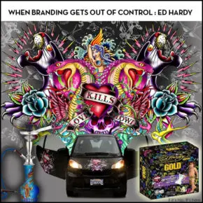 Hookahs, Diapers and Smart Cars; The Ed Hardy Empire Continues To Expand (or Branding Gone Bonkers)