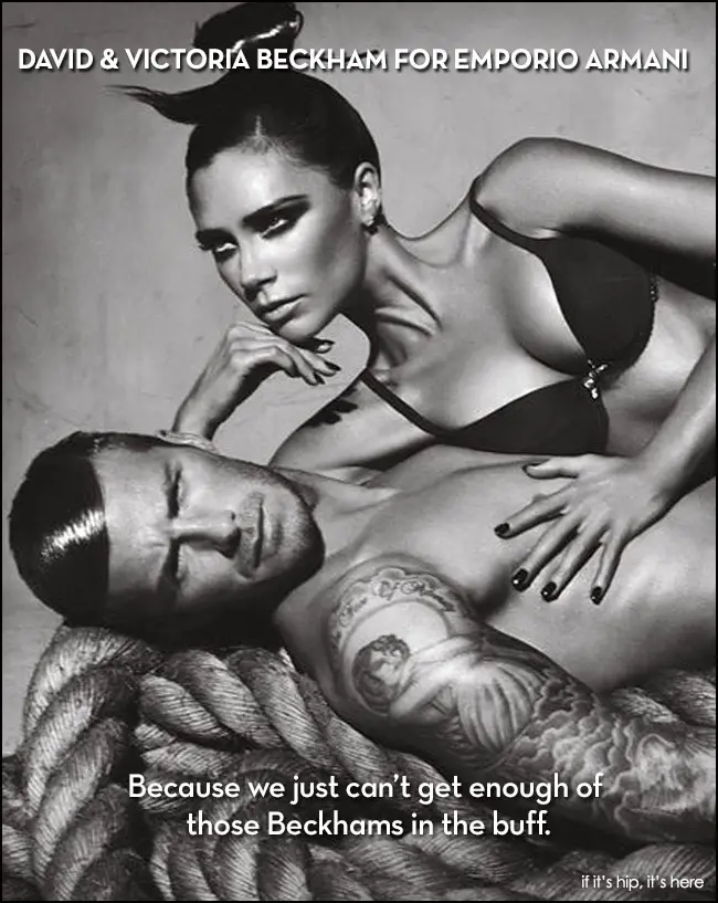 David and Victoria Beckham for Emporio Armani iihih