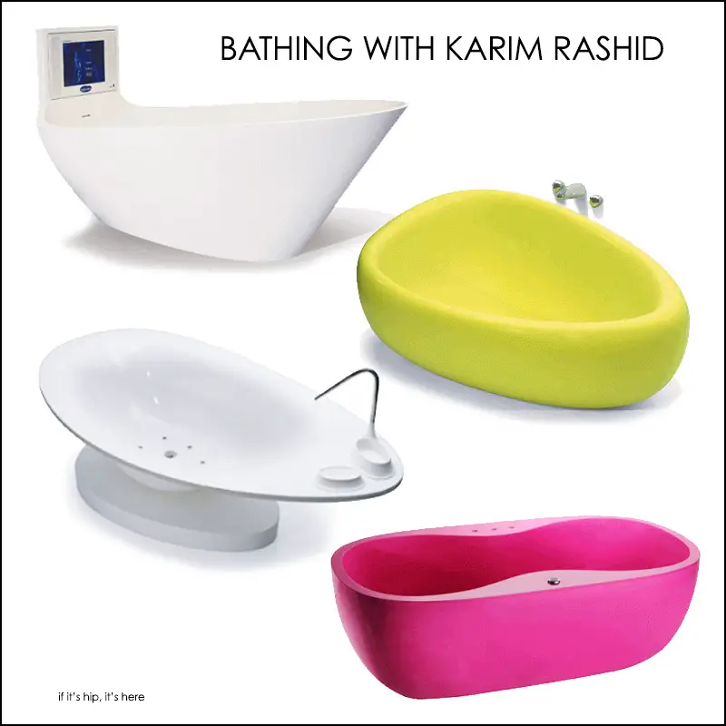 Read more about the article Bathing With Karim Rashid. His New TV Tub & Bath Collections For Saturn Bath.