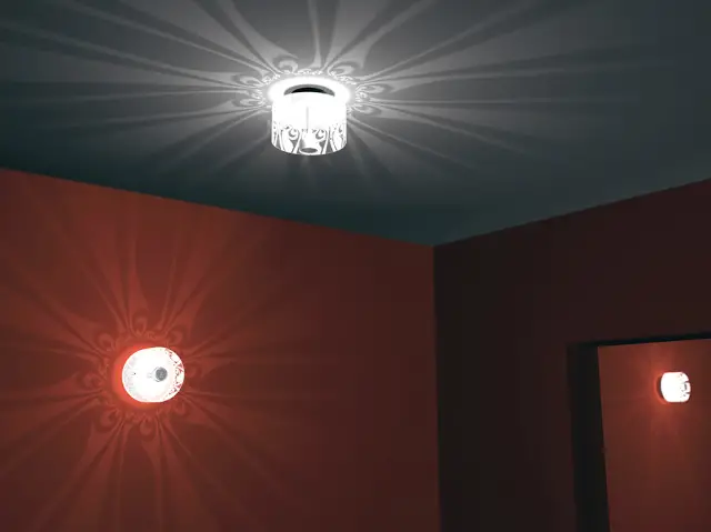shadow projecting light fixtures
