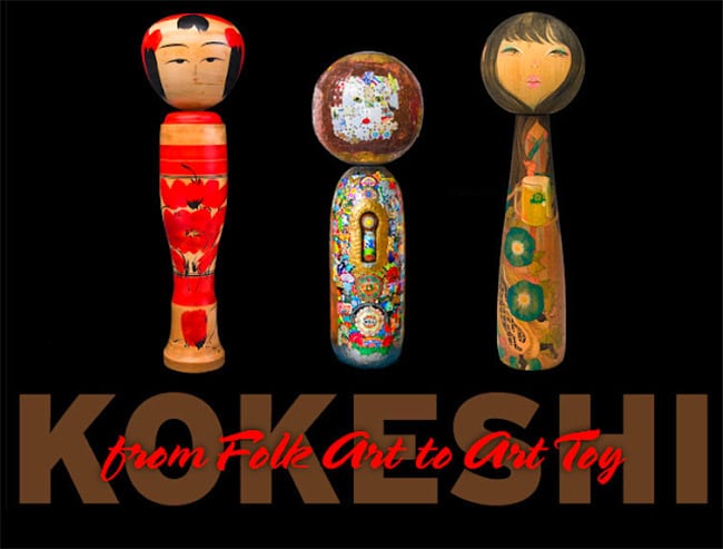 100 Artist Designed Kokeshi Dolls