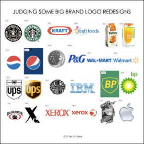 Judging Some Big Brand Logo Redesigns