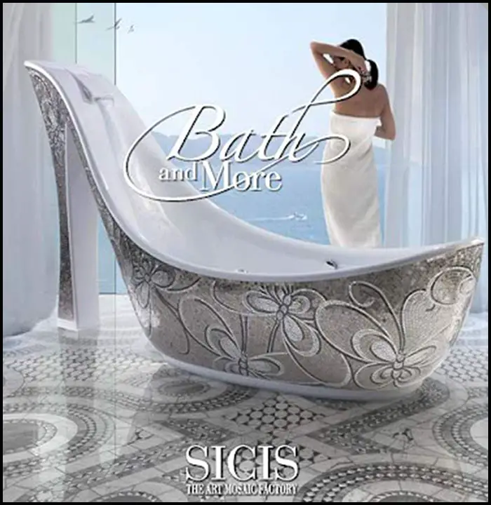 mosaic high heeled bathtubs hero