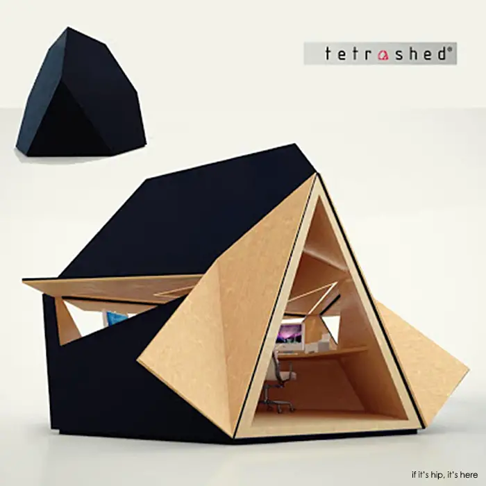 Read more about the article Check Out The Tetra Shed. A Modern Modular Office Pod