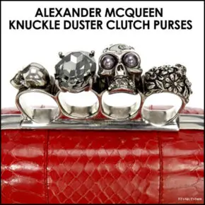 Skull Rings, A Knuckle Duster & An Alexander McQueen Clutch All In One? Siiick!