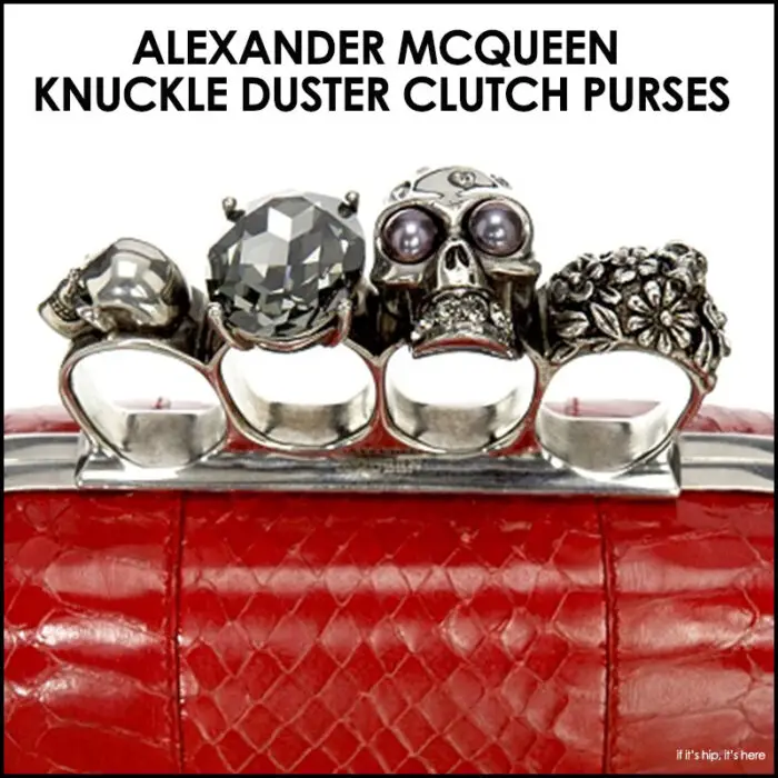 Read more about the article Skull Rings, A Knuckle Duster & An Alexander McQueen Clutch All In One? Siiick!