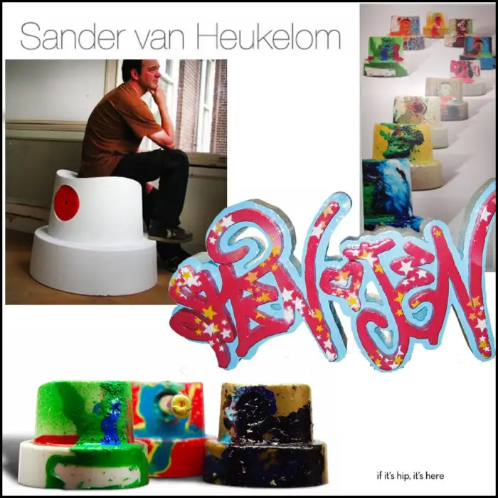 Read more about the article Don’t Say It. Spray It. Tagger-inspired Art & Chairs By Sander van Heukelom