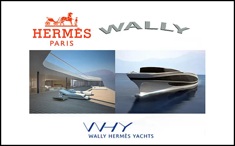 Read more about the article Hermès Collaborates With Wally: A Bugatti, A Helicopter, Now A Superyacht.
