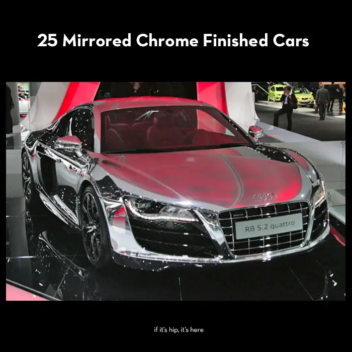 Mirrored Chrome Finished Cars