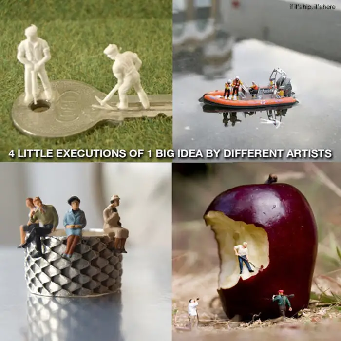 Read more about the article Four Artists Have The Same Big Idea With Mini Figurines