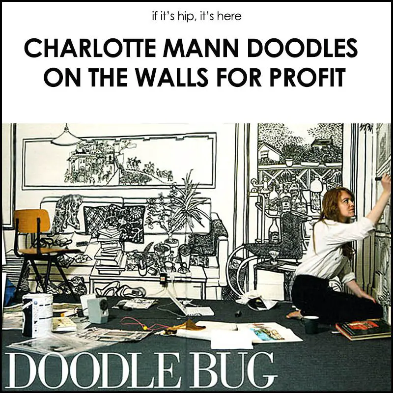 Charlotte Mann doodles for profit